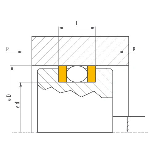 V-Ring-Dichtung - PTFE Competence Center GmbH - PTFE / für Ventil